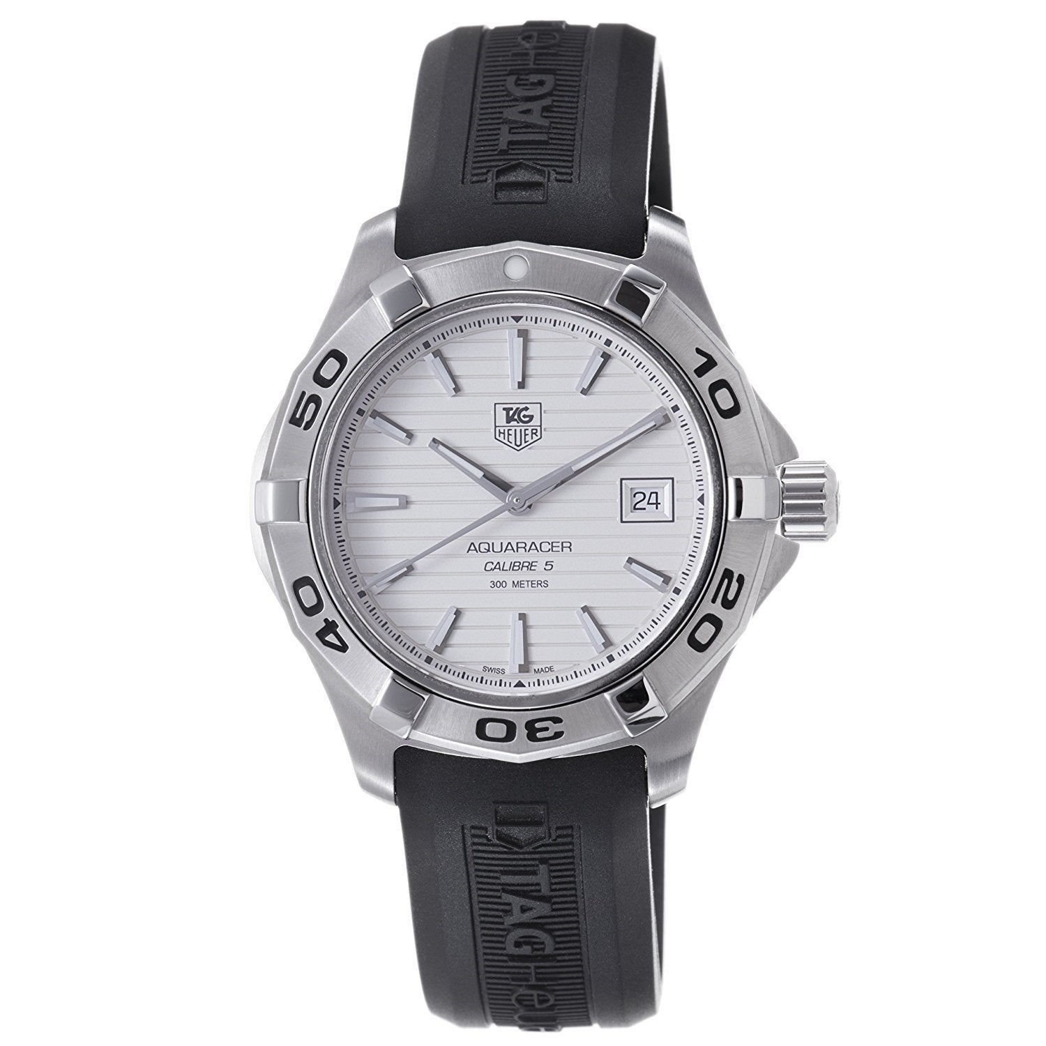 Tag heuer aquaracer rubber black ft6027 deals