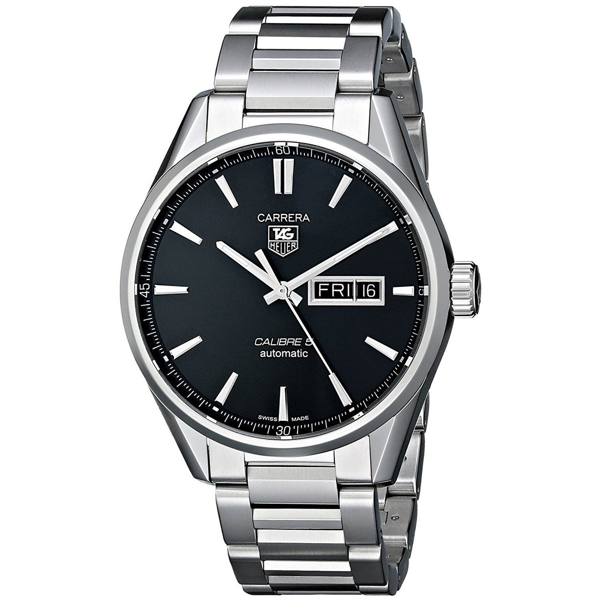 Tag Heuer Men&#39;s WAR201A.BA0723 Carrera Automatic Stainless Steel Watch
