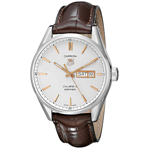 Tag Heuer Men's WAR201D.FC6291 Carrera Brown Leather Watch