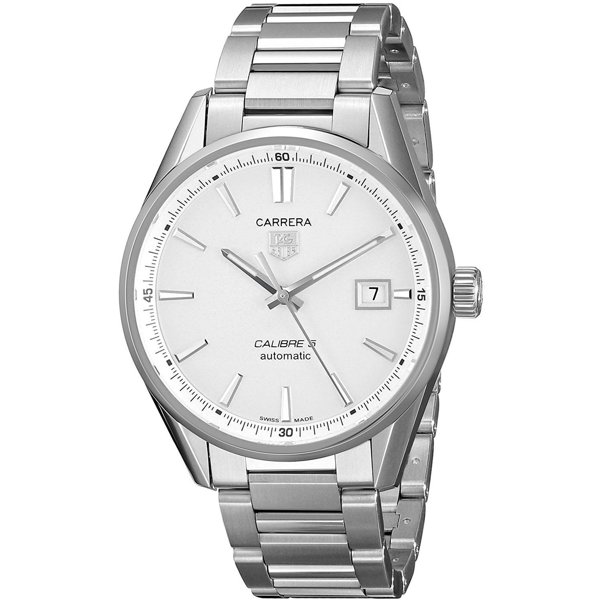 Tag Heuer Men&#39;s WAR211B.BA0782 Carrera Automatic Stainless Steel Watch