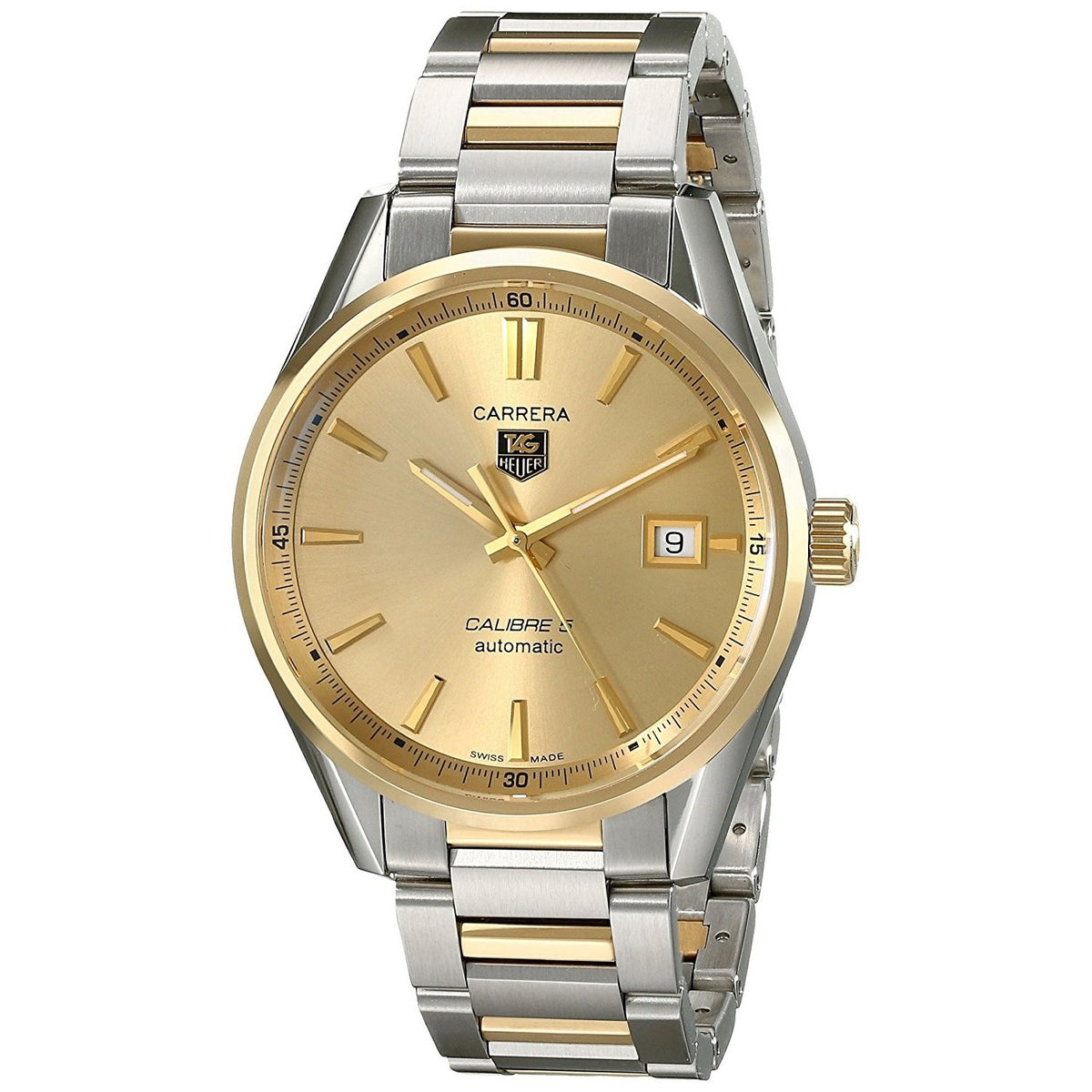 Tag Heuer Men&#39;s WAR215A.BD0783 Carrera Automatic Two-Tone Stainless Steel Watch