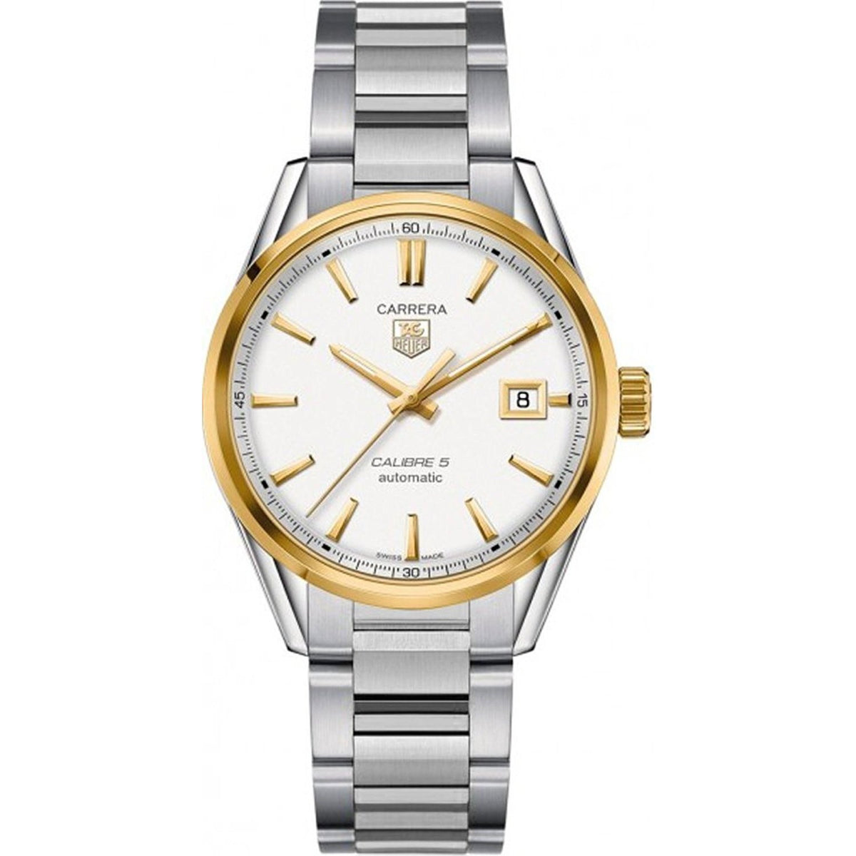 Tag Heuer Men's WAR215B.BA0782 Carrera Calibre 5 Stainless Steel Watch