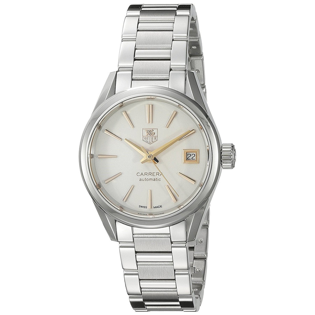 Tag Heuer Women&#39;s WAR2412.BA0776 Carrera Automatic Stainless Steel Watch