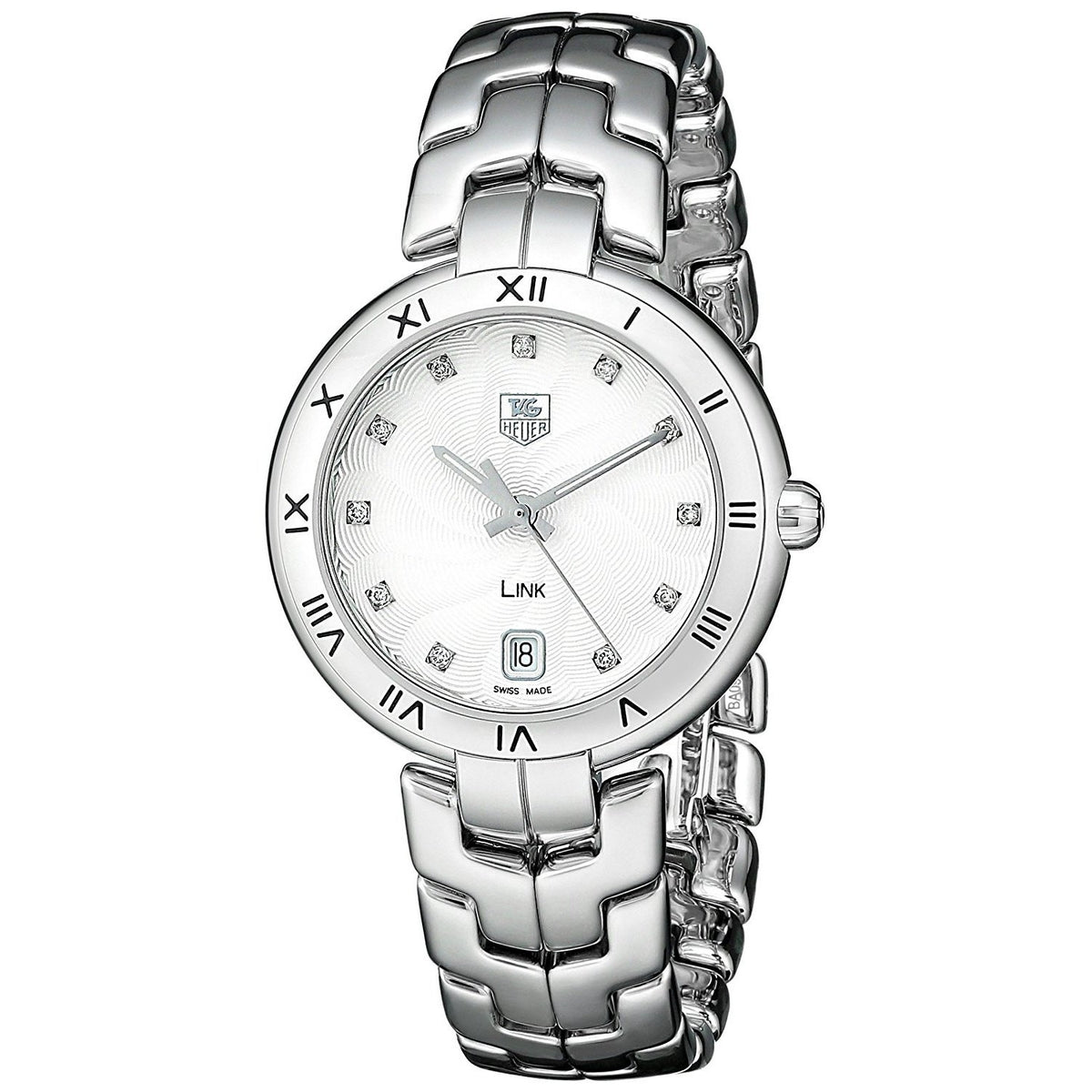 Tag Heuer Women&#39;s WAT1311.BA0956 Link Diamond Stainless Steel Watch