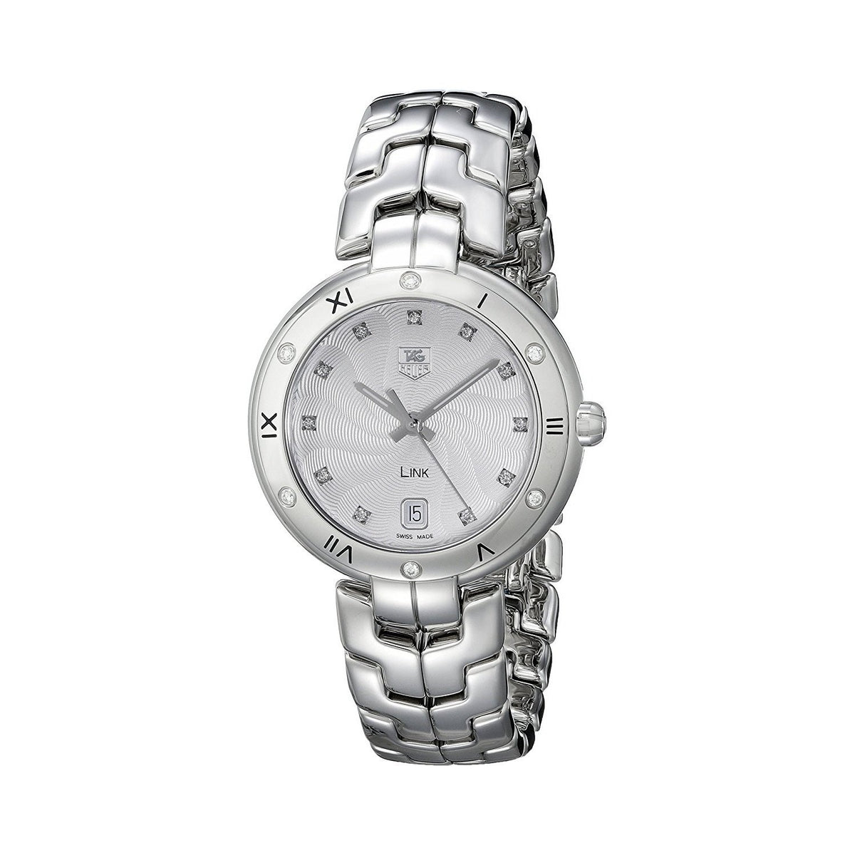 Tag Heuer Women&#39;s WAT1312.BA0956 Link Diamond Stainless Steel Watch