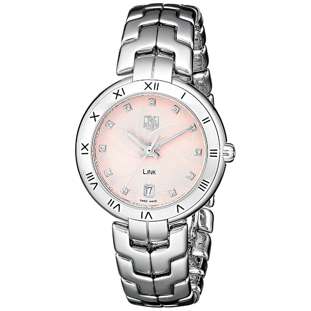 Tag Heuer Women&#39;s WAT1313.BA0956 Link Diamond Stainless Steel Watch