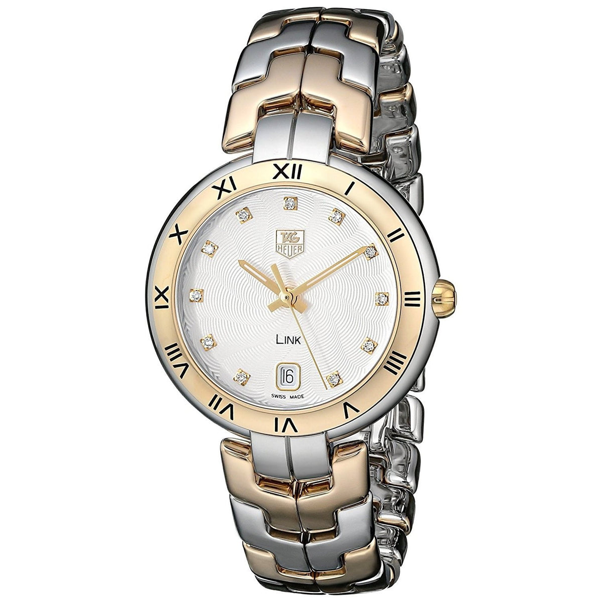 Tag Heuer Women&#39;s WAT1352.BB0962 Link 18kt yellow gold Diamond Two-Tone Stainless Steel Watch