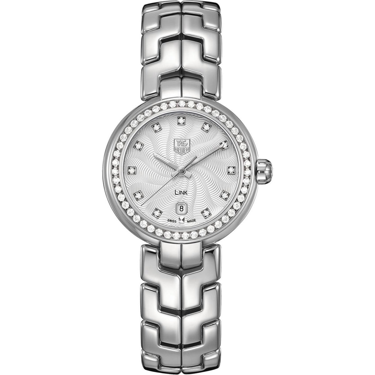Tag Heuer Women&#39;s WAT1414.BA0954 Link Diamond Stainless Steel Watch