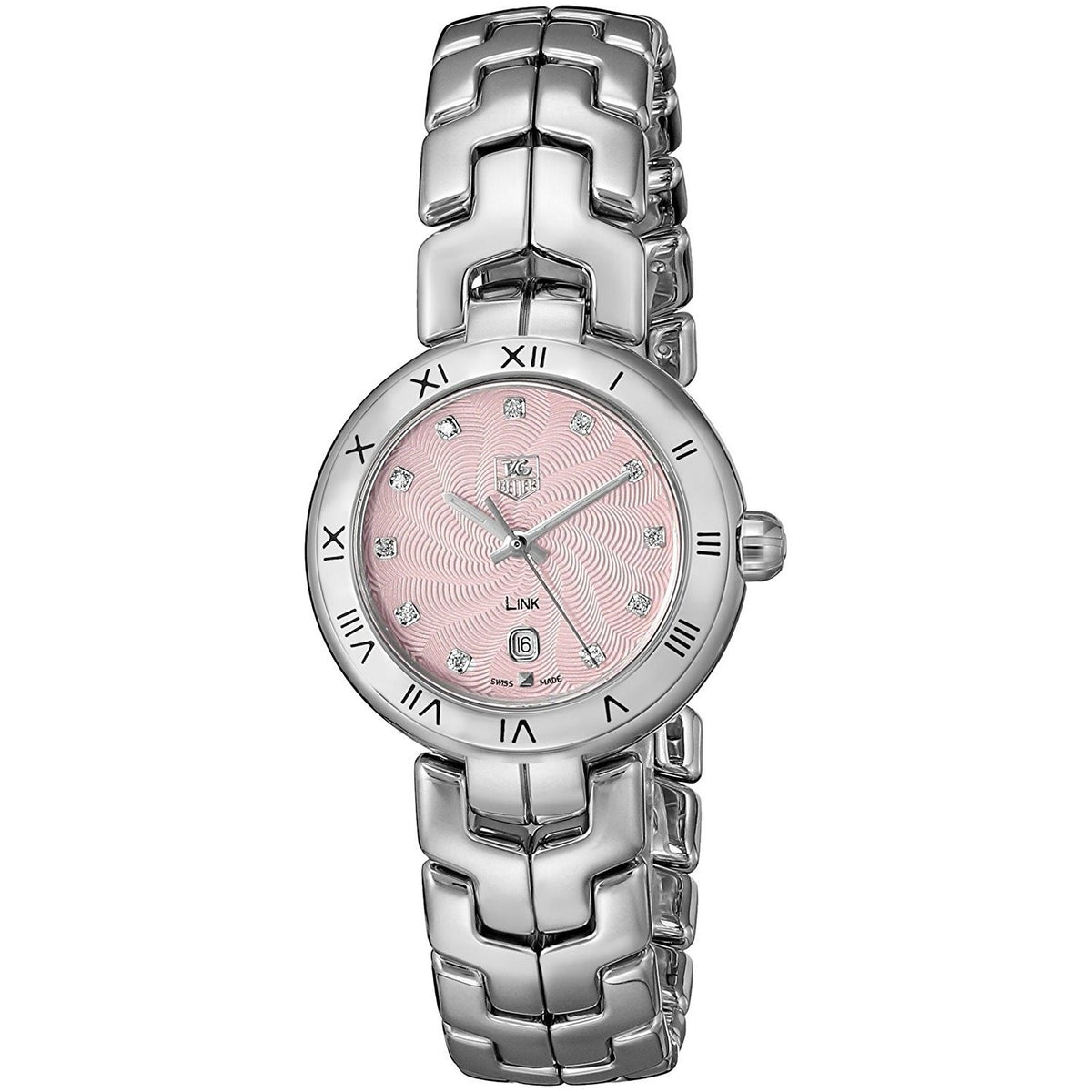 Tag Heuer Women&#39;s WAT1415.BA0954 Link Diamond Stainless Steel Watch
