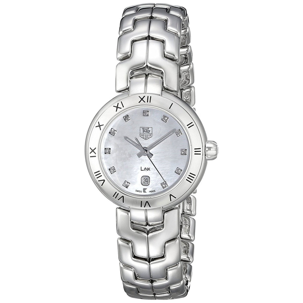 Tag Heuer Women&#39;s WAT1417.BA0954 Link Diamond Stainless Steel Watch