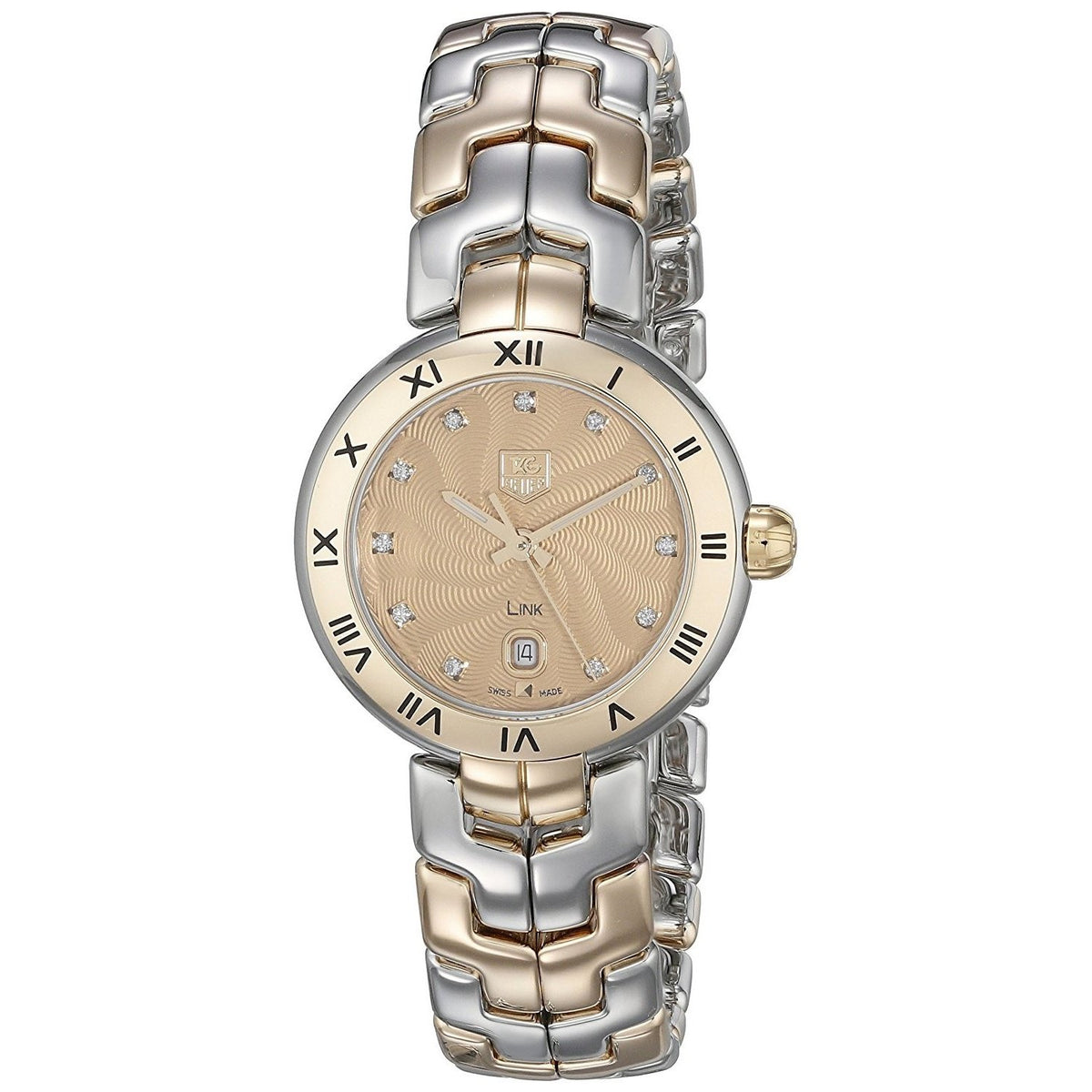 Tag Heuer Women&#39;s WAT1451.BB0955 Link Diamond Two-Tone Stainless Steel Watch