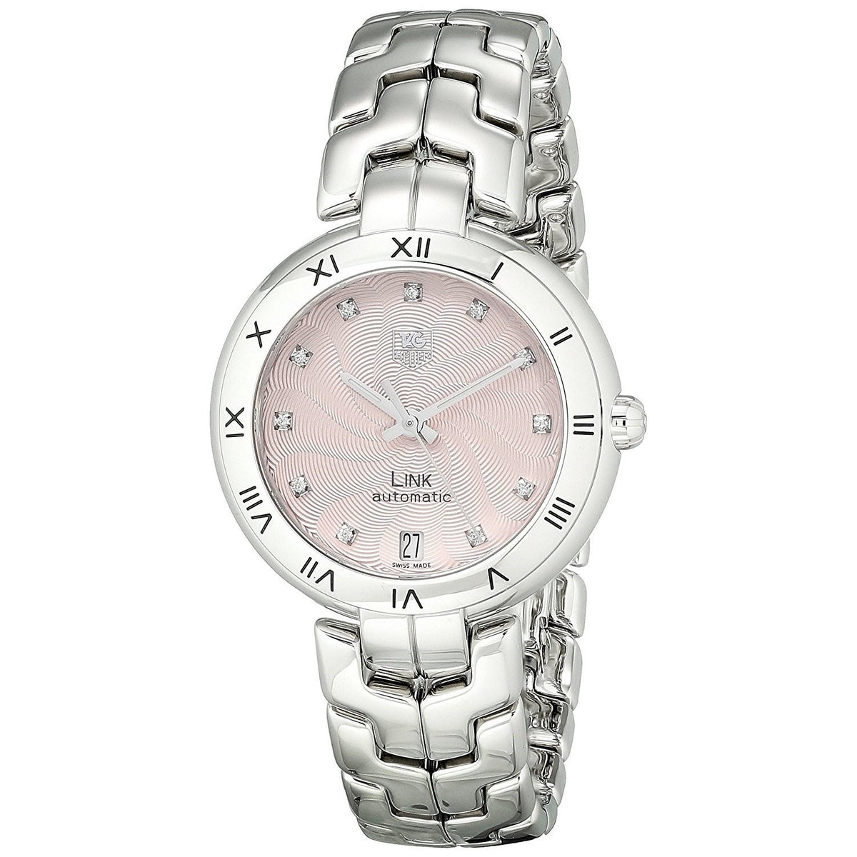 Tag Heuer Women&#39;s WAT2313.BA0956 Link Diamond Automatic Stainless Steel Watch