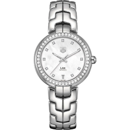 Tag Heuer Women's WAT2314.BA0956 Link Diamond Automatic Stainless Steel Watch