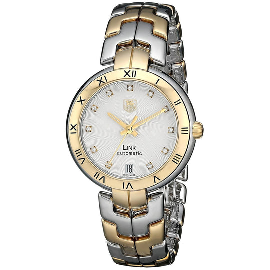 Tag Heuer Women's WAT2350.BB0957 Link 18kt Yellow Gold Diamond Two-Tone Stainless Steel Watch