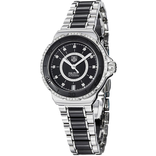 Tag Heuer Women's WAU2212.BA0859 Formula 1 Diamond Automatic Two-Tone Stainless Steel and ceramic Watch