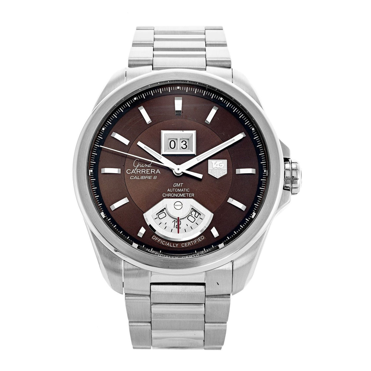 Tag Heuer Men&#39;s WAV5113.BA0901 Grand Carrera Stainless Steel Watch