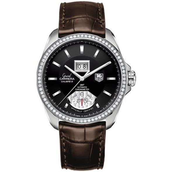 Tag Heuer Men&#39;s WAV5115.FC6231 Grand Carrera Brown Leather Watch