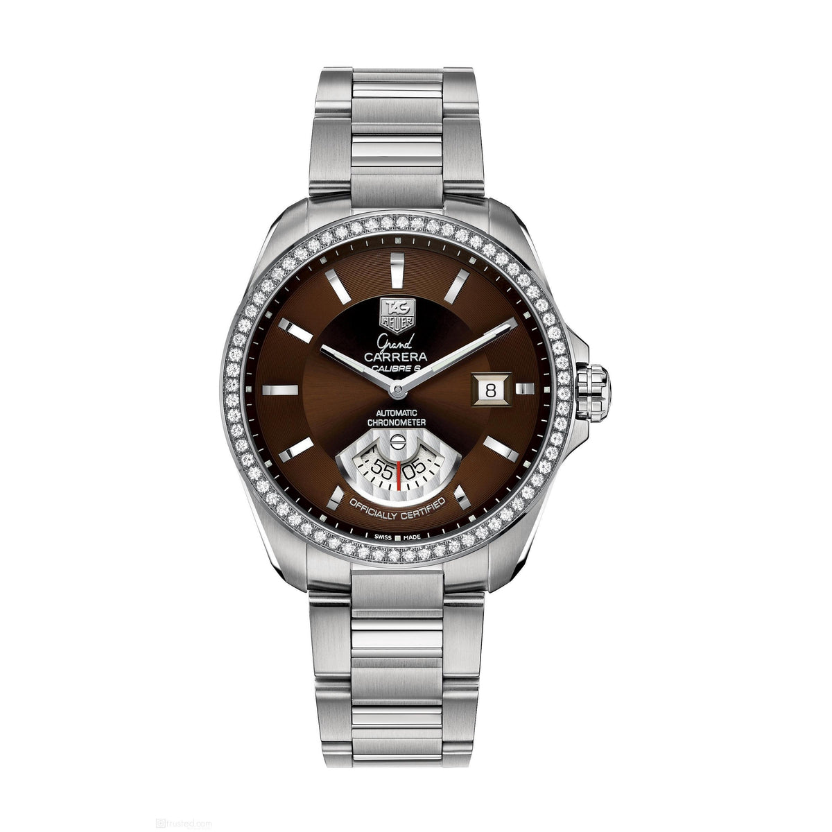 Tag Heuer Men&#39;s WAV511E.BA0900 Grand Carrera Stainless Steel Watch