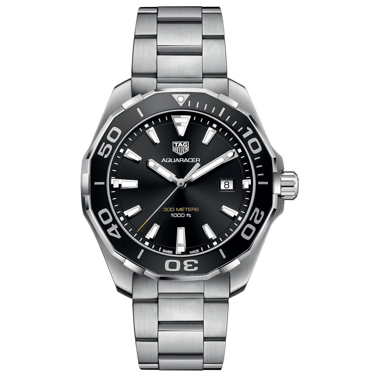 Tag Heuer Men's WAY101A.BA0746 Aquaracer Stainless Steel Watch