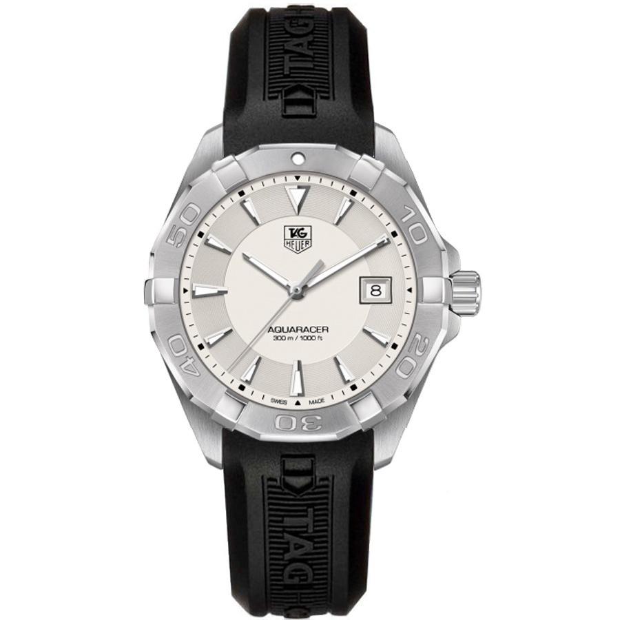 Tag Heuer Men's WAY1111.BT0710 Aquaracer Black Rubber Watch
