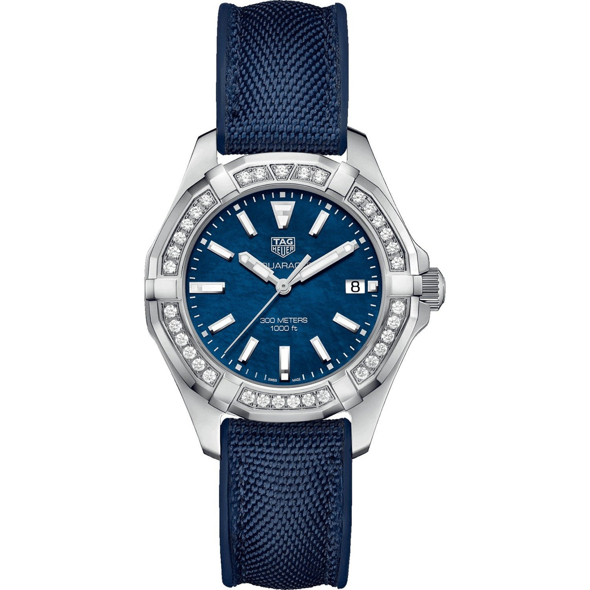 Tag Heuer Women&#39;s WAY131N.FT6091 Aquaracer Blue Nylon Watch
