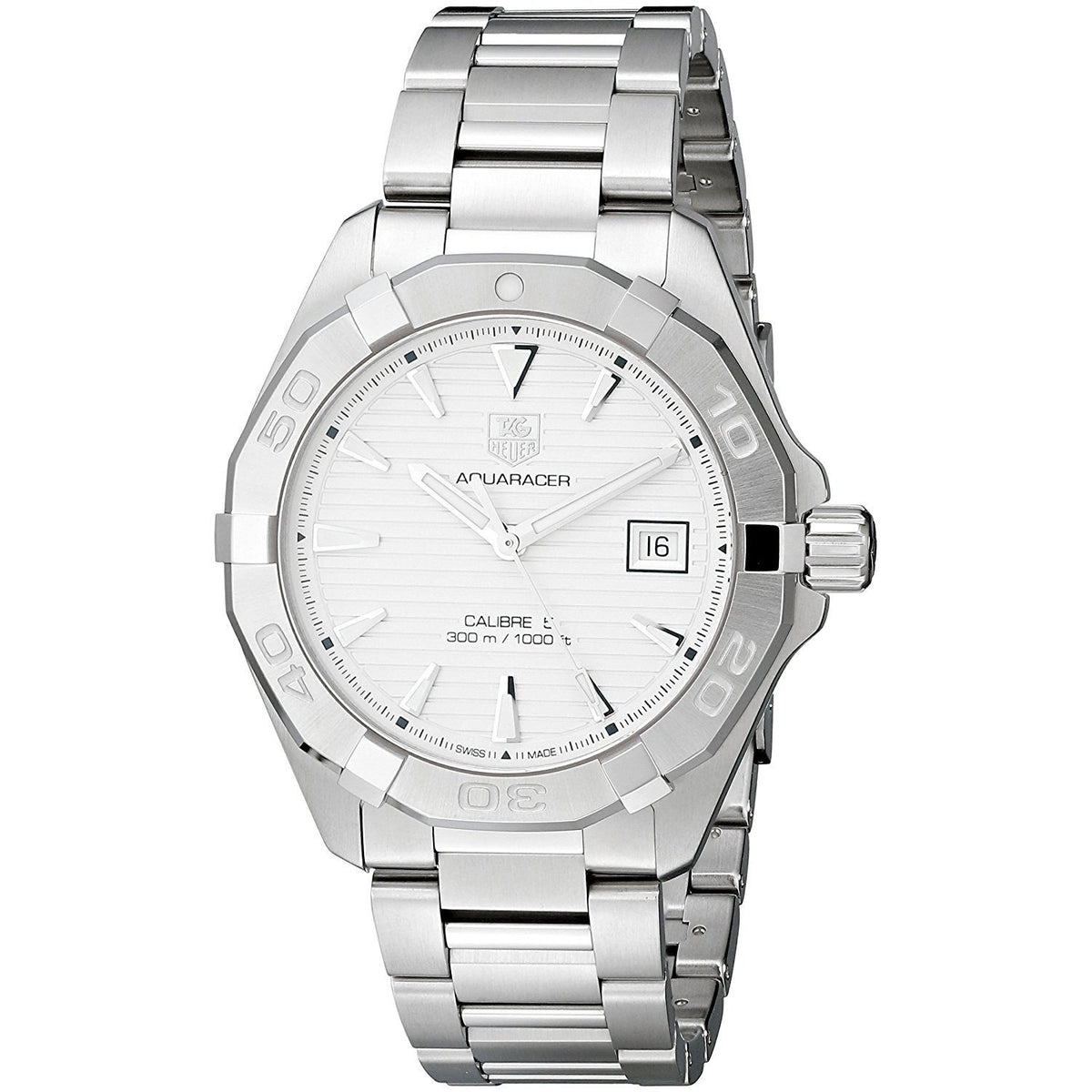 Tag Heuer Men&#39;s WAY2111.BA0910 Aquaracer Automatic Stainless Steel Watch