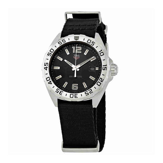 Tag Heuer Men's WAZ1015.FC8198 Formula 1 Black Textile NATO Watch
