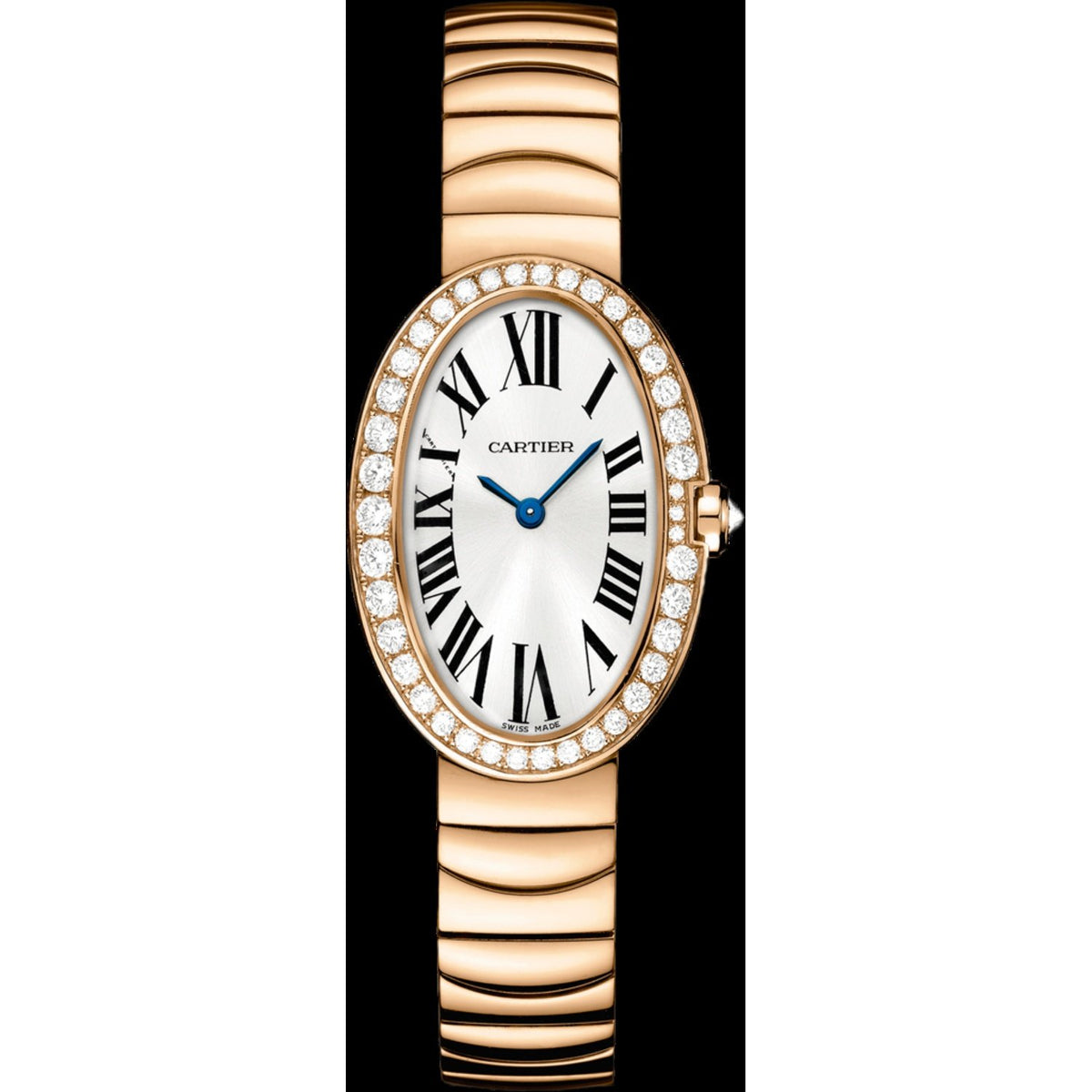 Cartier Women's WB520002 Baignoire Rose Gold-tone Stainless Steel Watch