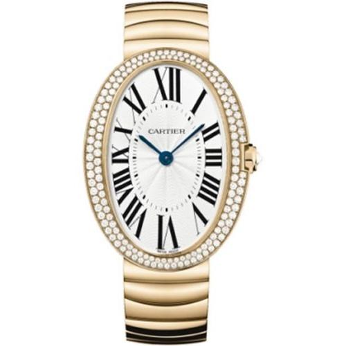 Cartier Women&#39;s WB520003 Baignoire Rose Gold-tone Stainless Steel Watch
