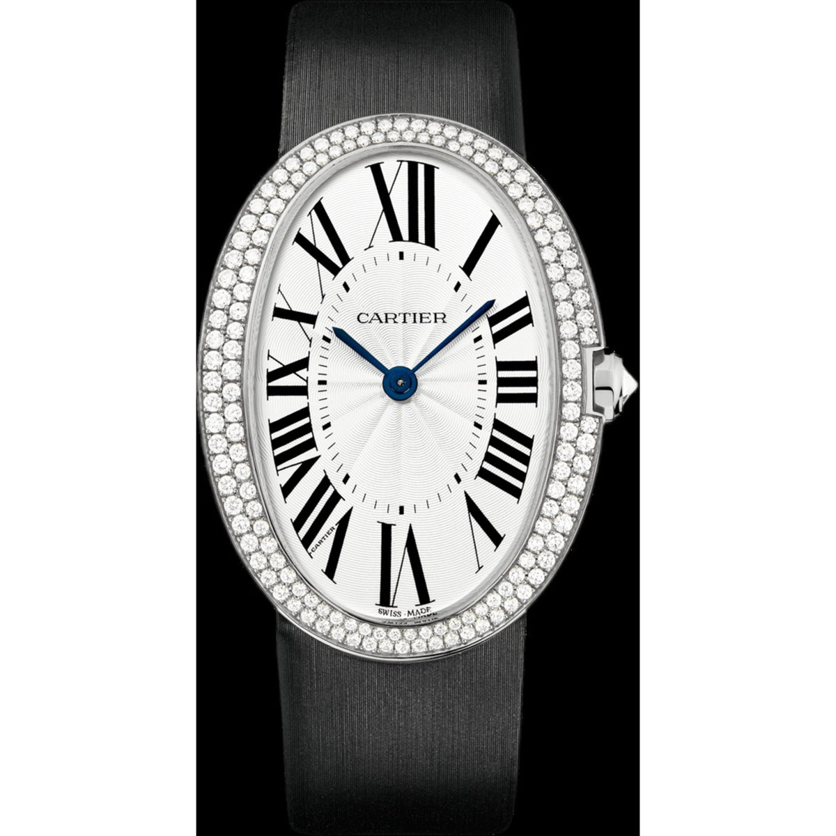 Cartier Women's WB520009 Baignoire Black Synthetic Watch
