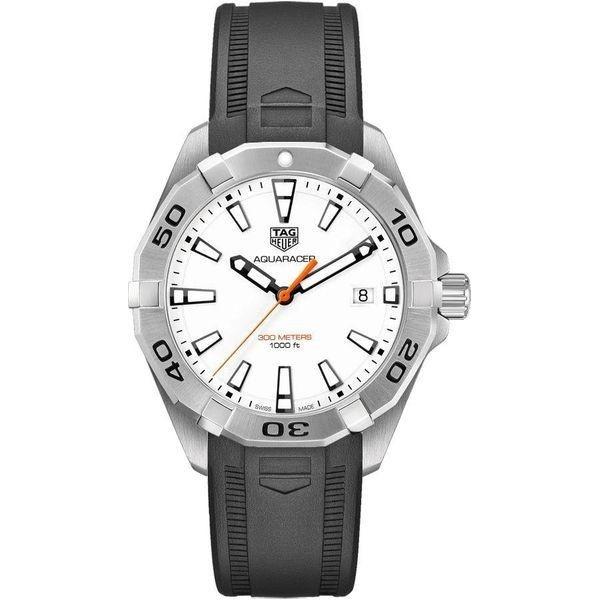 Tag Heuer Men&#39;s WBD1111.FT8021 Aquaracer Black Rubber Watch