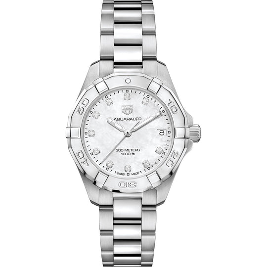 Tag Heuer Women's WBD1314.BA0740 Aquaracer Diamond Stainless Steel Watch