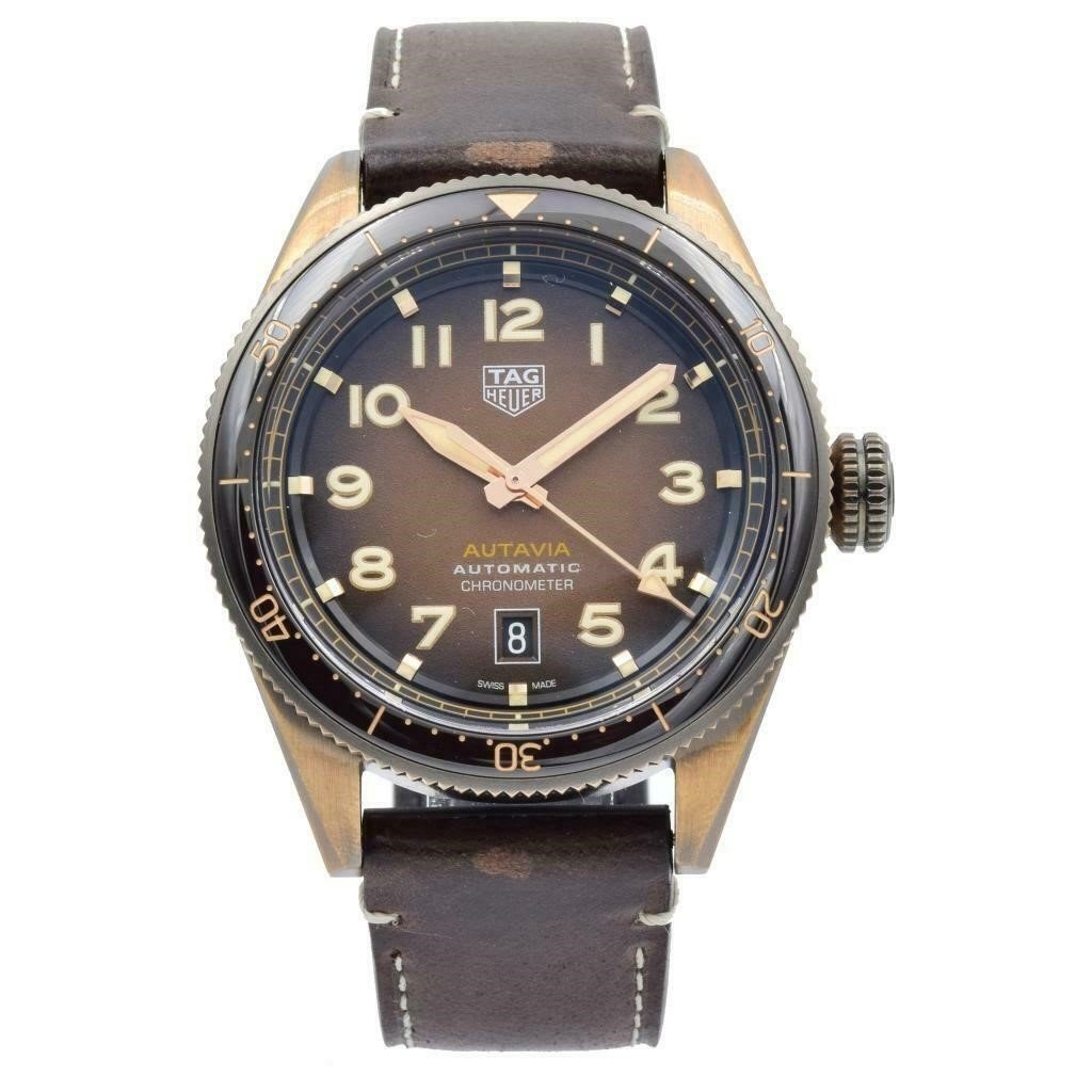 Tag Heuer Men's WBE5191.FC8276 Autavia Brown Leather Watch