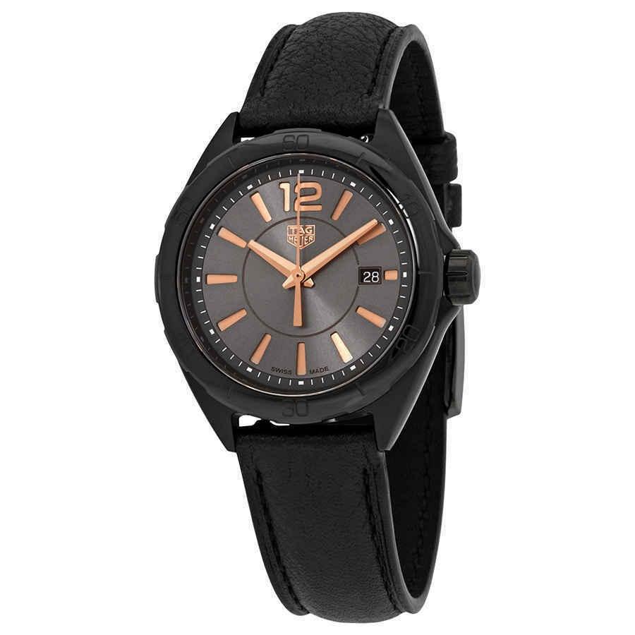 Tag Heuer Women's WBJ1414.FC8234 Formula 1 Black Leather Watch