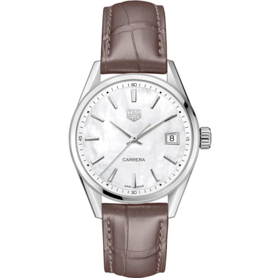 Tag Heuer Women's WBK1311.FC8258 Carrera Grey Leather Watch