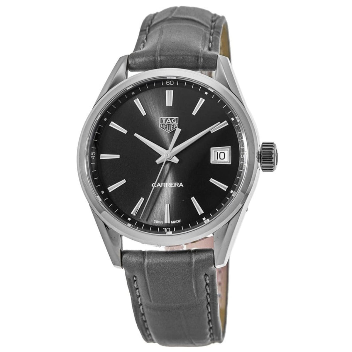 Tag Heuer Unisex WBK1313.FC8260 Carrera Grey Leather Watch
