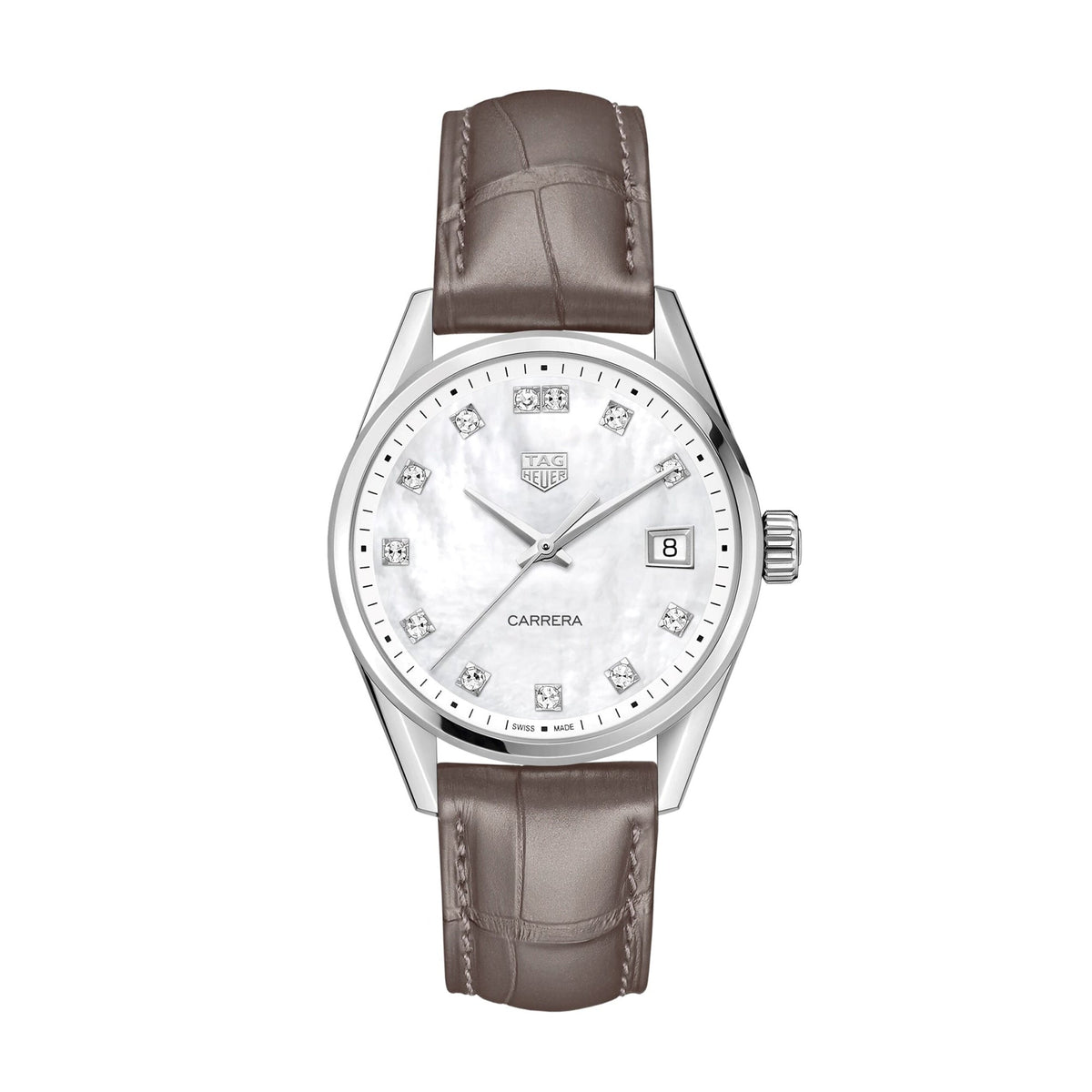 Tag Heuer Women's WBK1318.FC8258 Carrera Brown Leather Watch