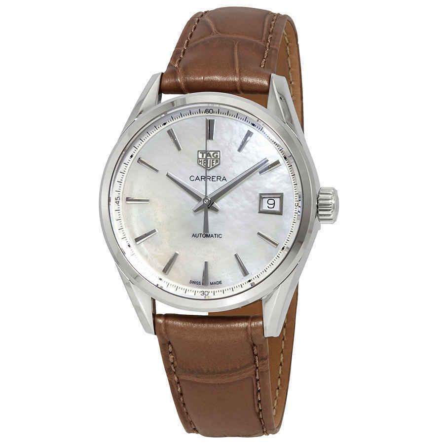 Tag Heuer Women&#39;s WBK2311.FC8258 Carrera Brown Leather Watch