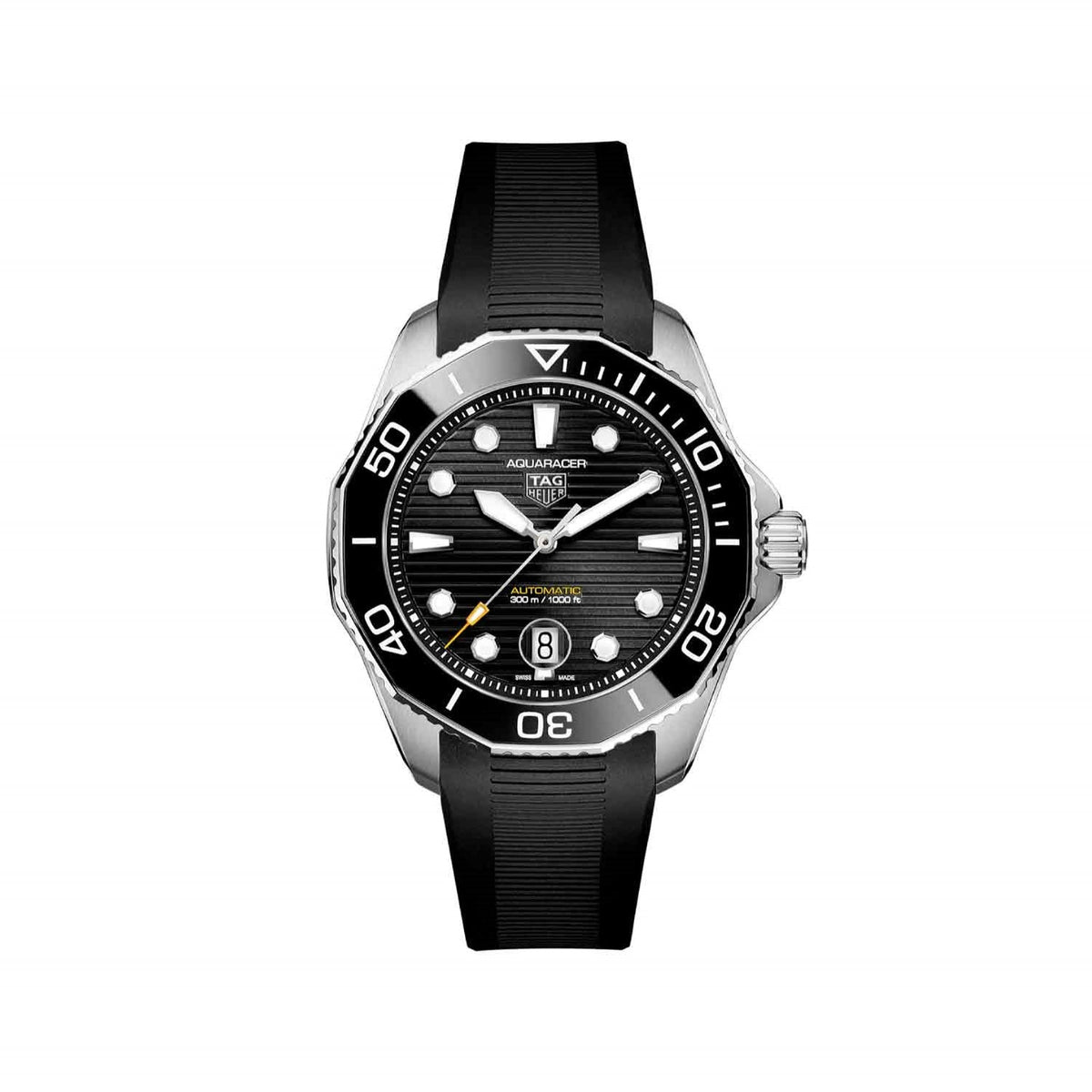 Tag Heuer Men's WBP201A.FT6197 Aquaracer Black Rubber Watch