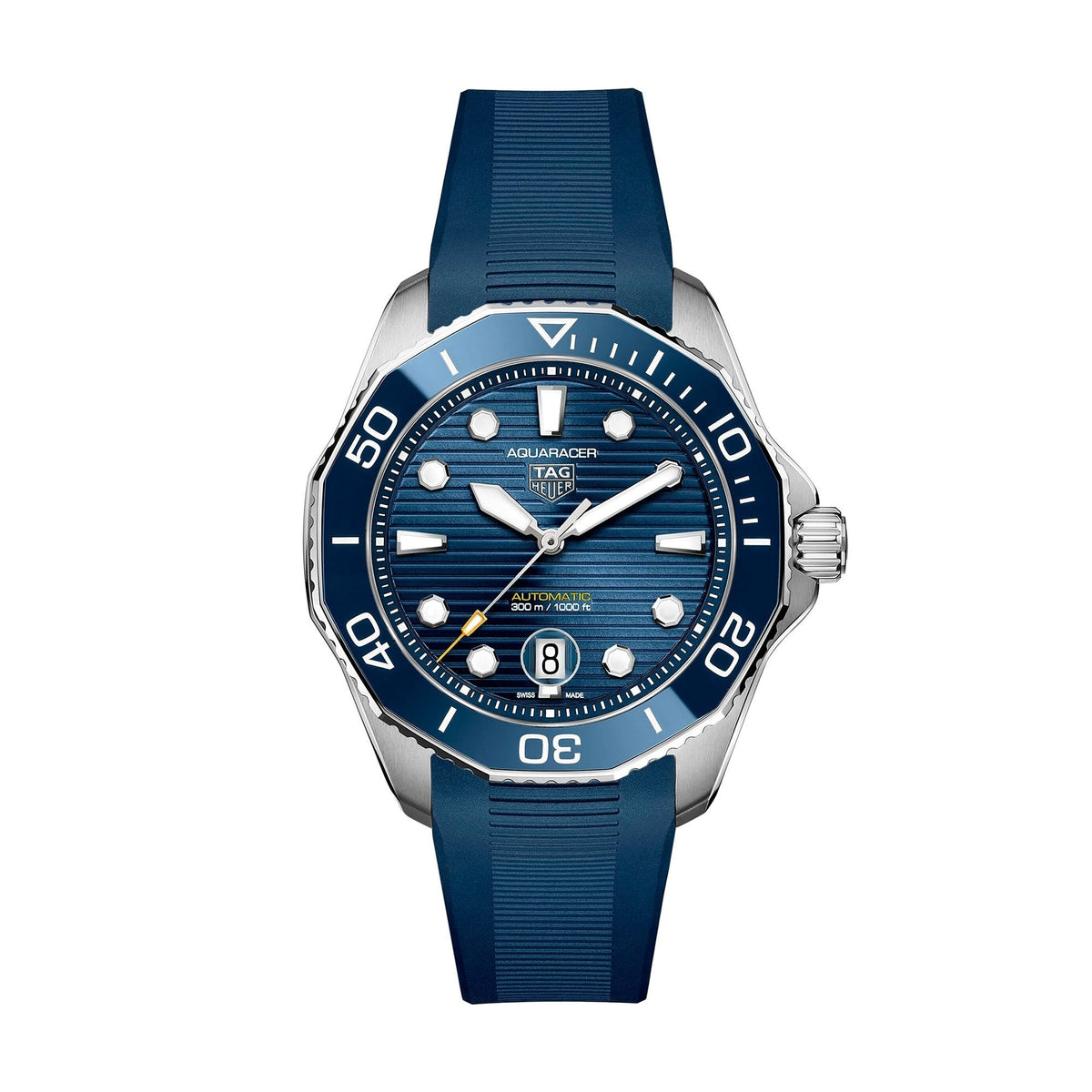 Tag Heuer Men&#39;s WBP201B.FT6198 Aquaracer Blue Rubber Watch