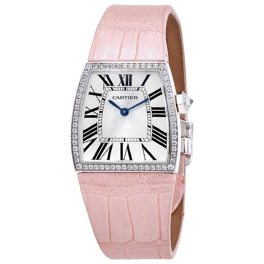 Cartier Women's WE600151 La Dona Pink Leather Watch