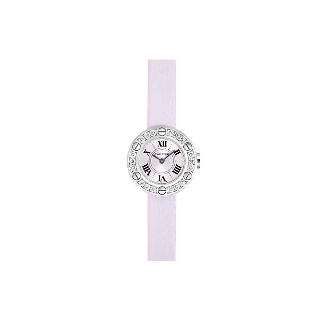 Cartier Women&#39;s WE801431 Love Lilac Canvas Watch