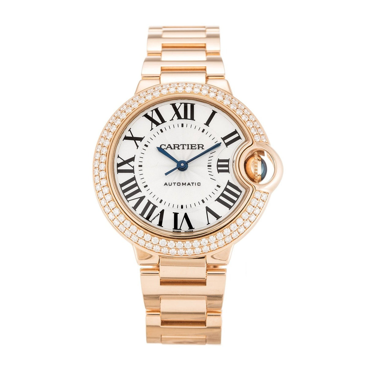 Cartier Women's WE902034 Ballon Bleu Rose Gold-tone Stainless Steel Watch
