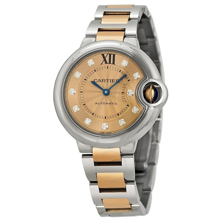 Cartier Women's WE902053 Ballon Bleu Diamonds Two-Tone Stainless Steel Watch