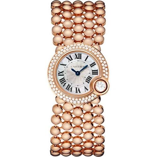 Cartier Women&#39;s WE902057 Ballon Bleu Rose Gold-tone Stainless Steel Watch