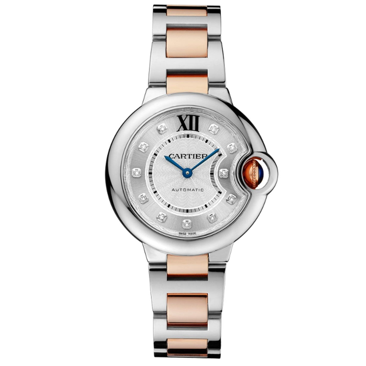 Cartier Women&#39;s WE902061 Ballon Bleu Diamonds Two-Tone Stainless Steel Watch