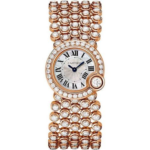 Cartier Women's WE902071 Ballon Blanc Rose Gold-tone Stainless Steel Watch