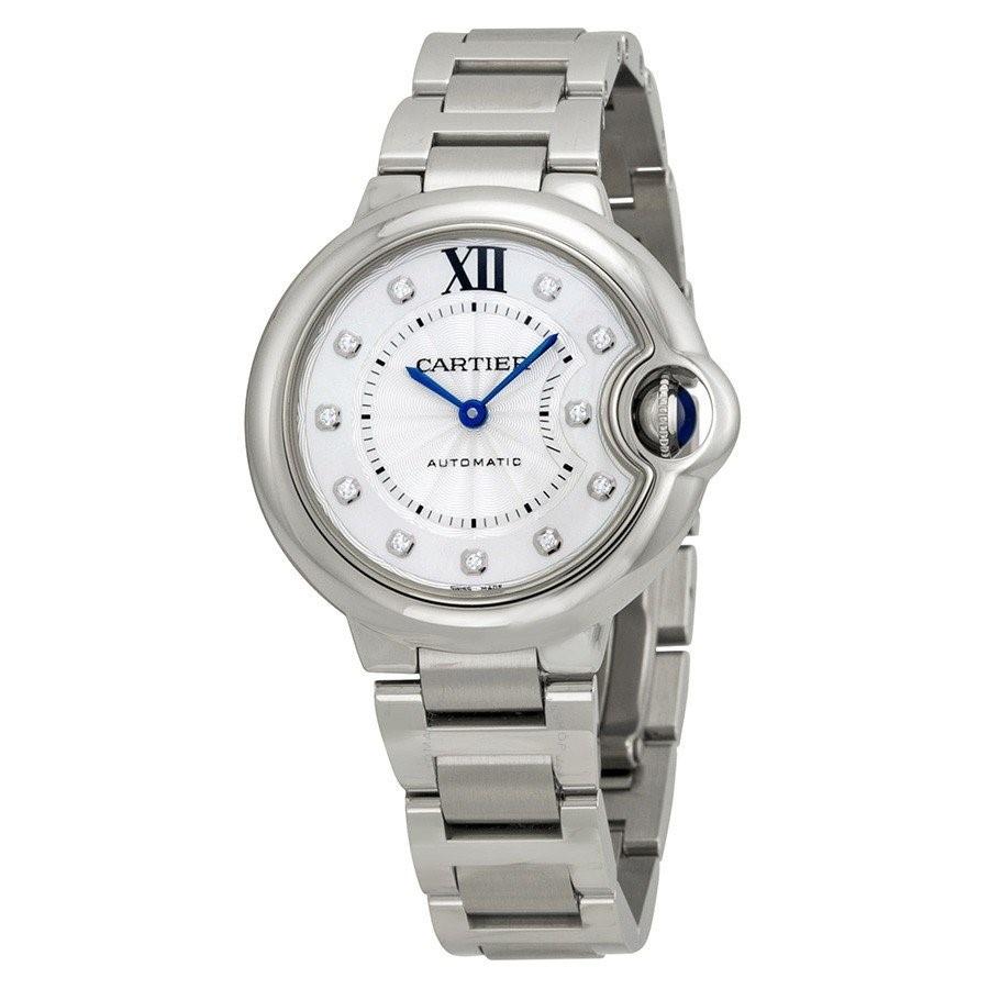 Cartier Women&#39;s WE902074 Ballon Bleu Diamonds Stainless Steel Watch