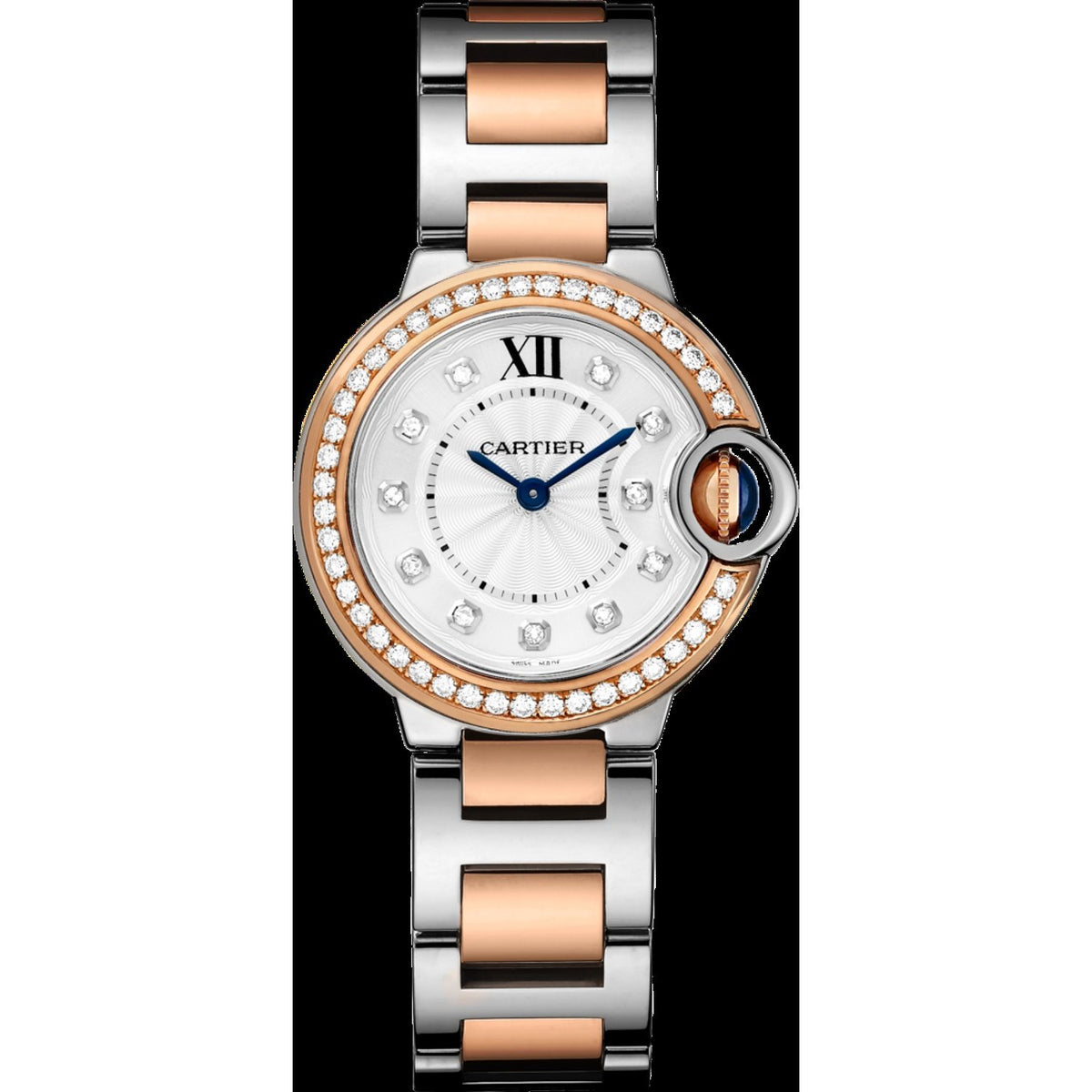 Cartier Women's WE902076 Ballon Bleu Diamonds Two-Tone Stainless Steel Watch