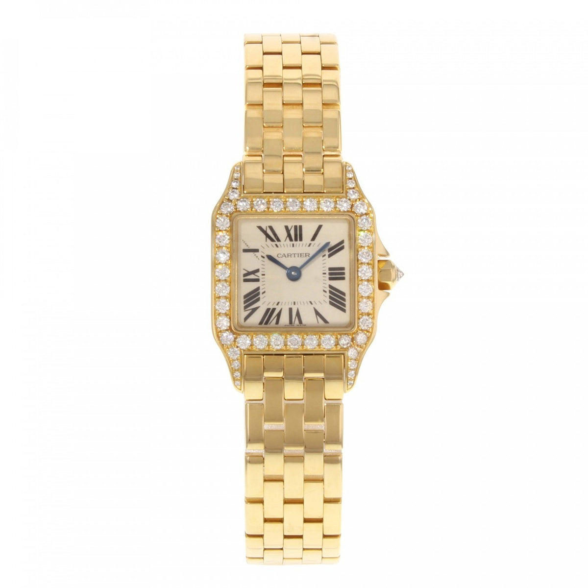Cartier Women's WF9001Y7 Santos Gold-Tone Stainless Steel Watch